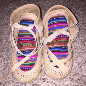 LOREC Ranch Incan Warrior Mocs. NEVER WORN!!!